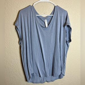 Athleta Light Blue Short Sleeve Tee